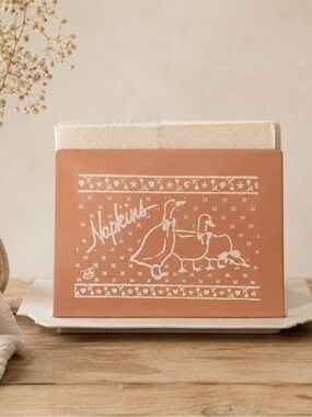 Vintage Goose Napkin Holder, Silly Goose! 🪿
